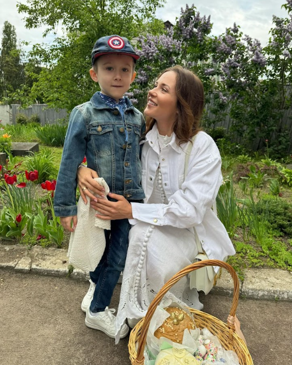 Наталка Денисенко з сином
