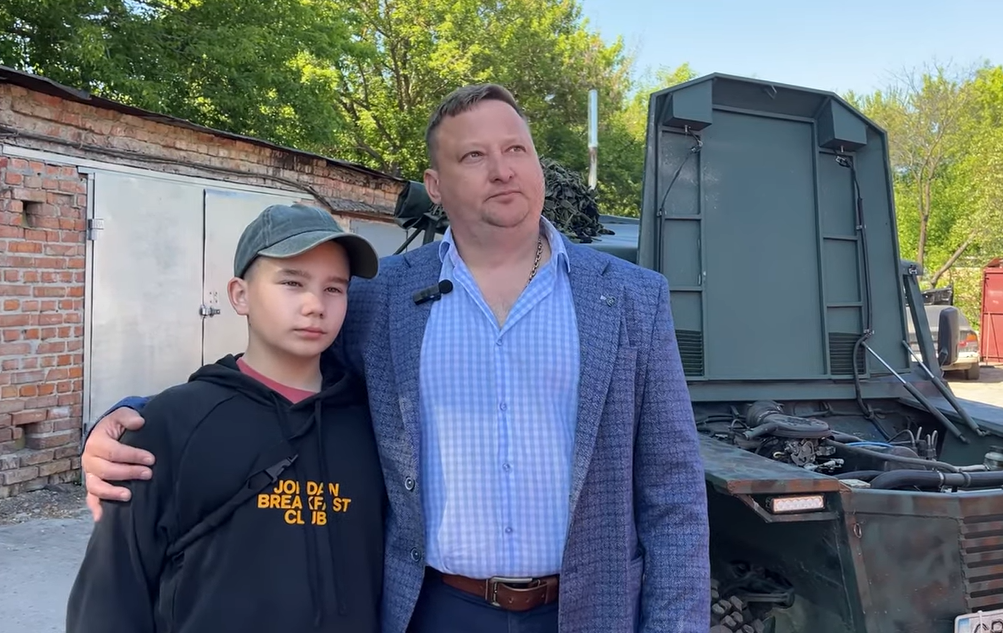 Сергій Шепітько з сином