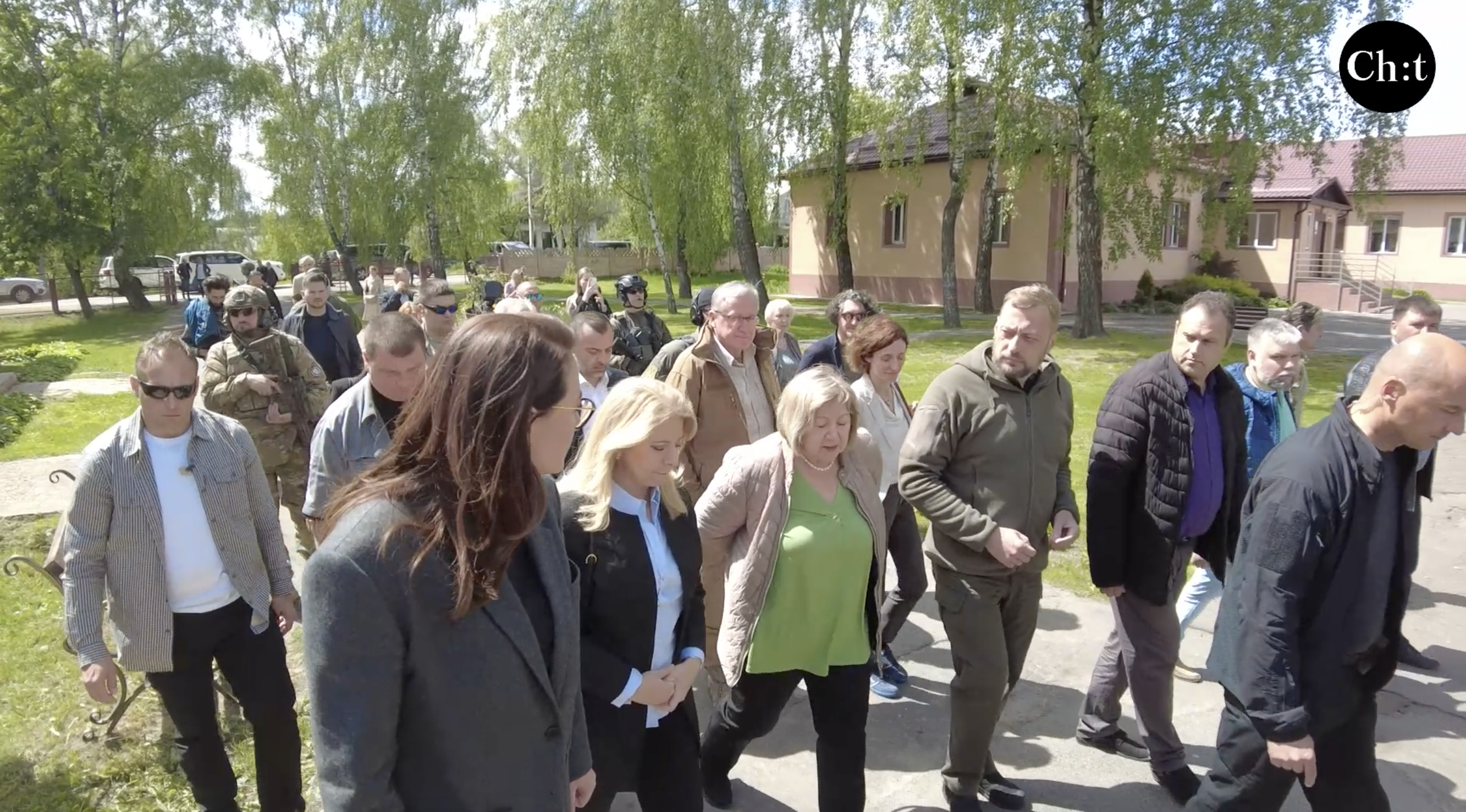 Президентка Словаччини побувала в Чернігові та в приміському селі