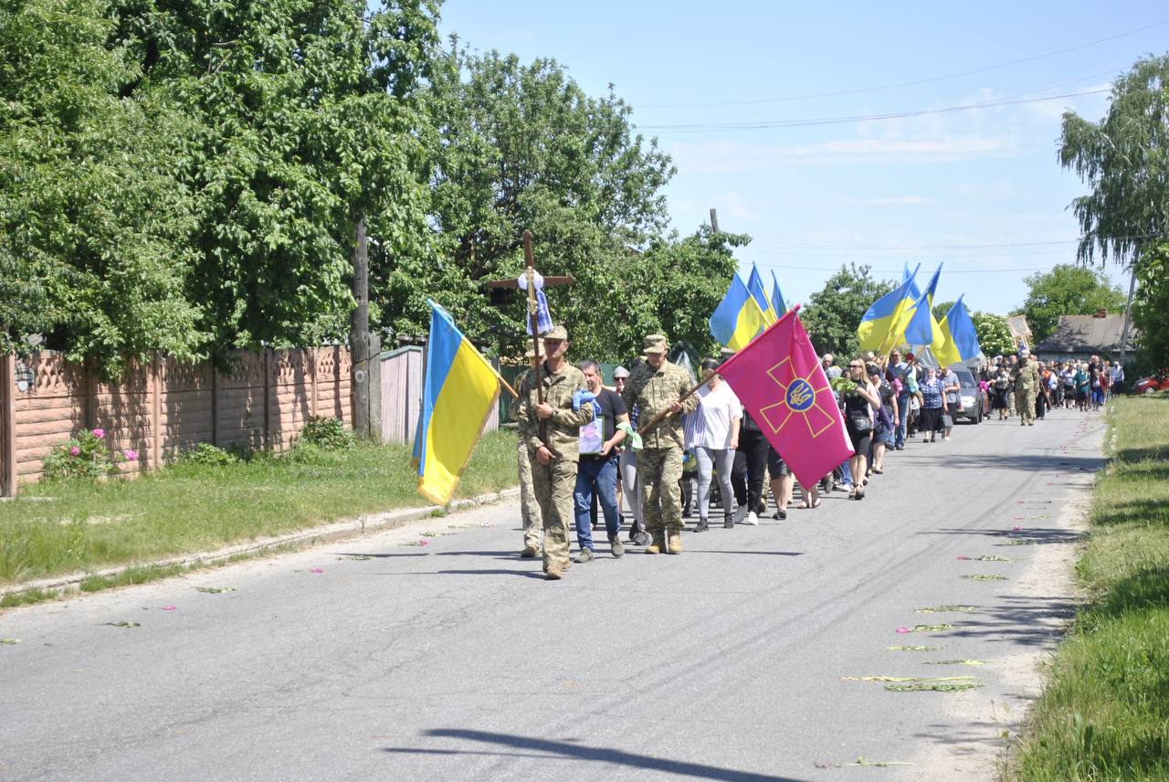 Прощання із Володимиром СЕМЕНЦОВИМ у Сосницькій громаді