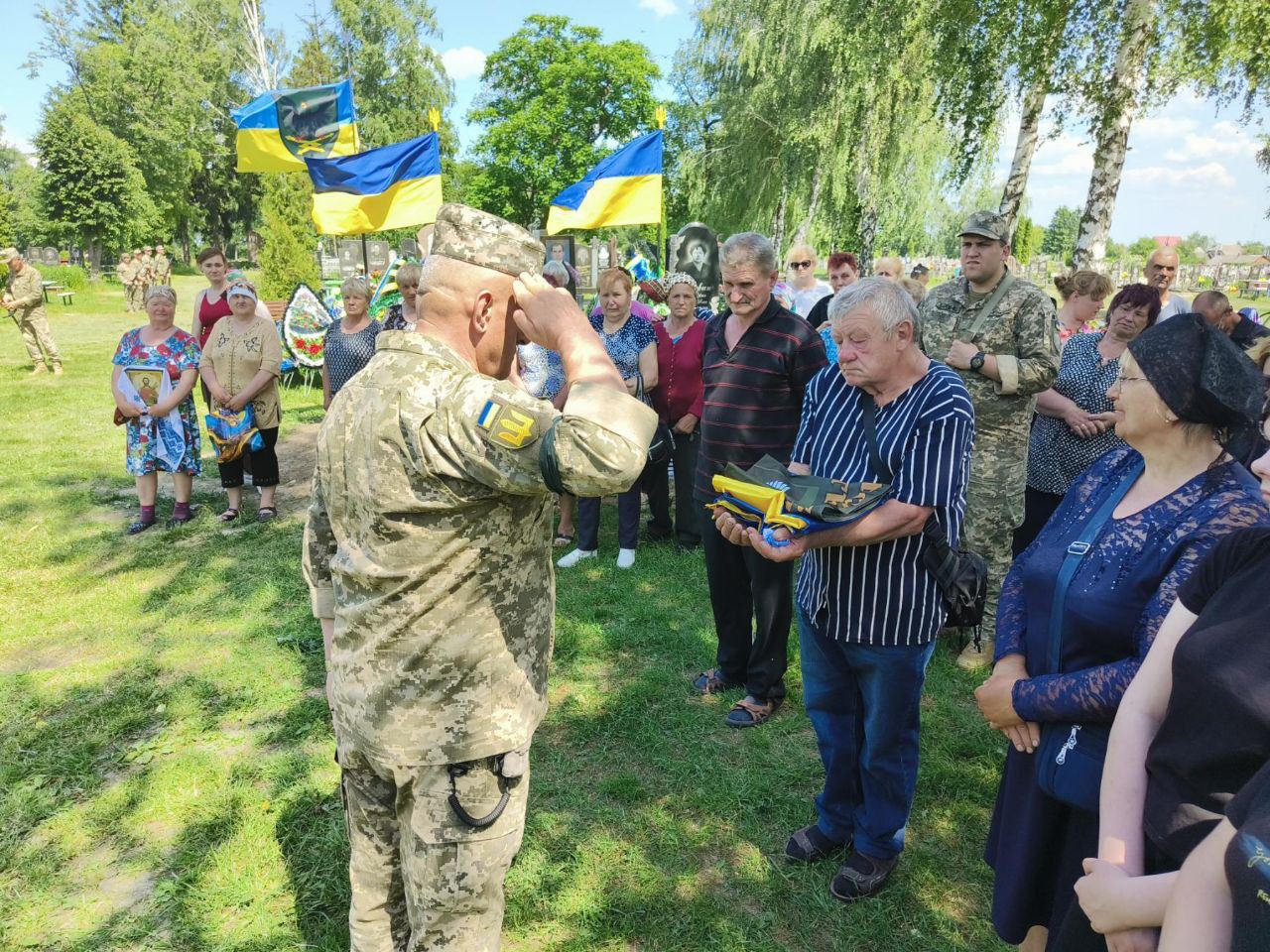 Прощання із Андрієм ПОНОМАРЕНКОМ у Менській громаді