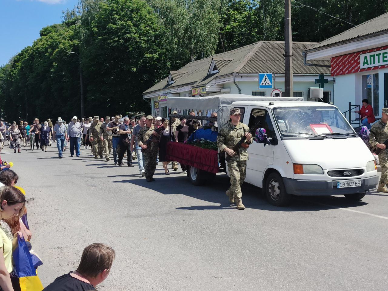 Прощання із Андрієм ПОНОМАРЕНКОМ у Менській громаді