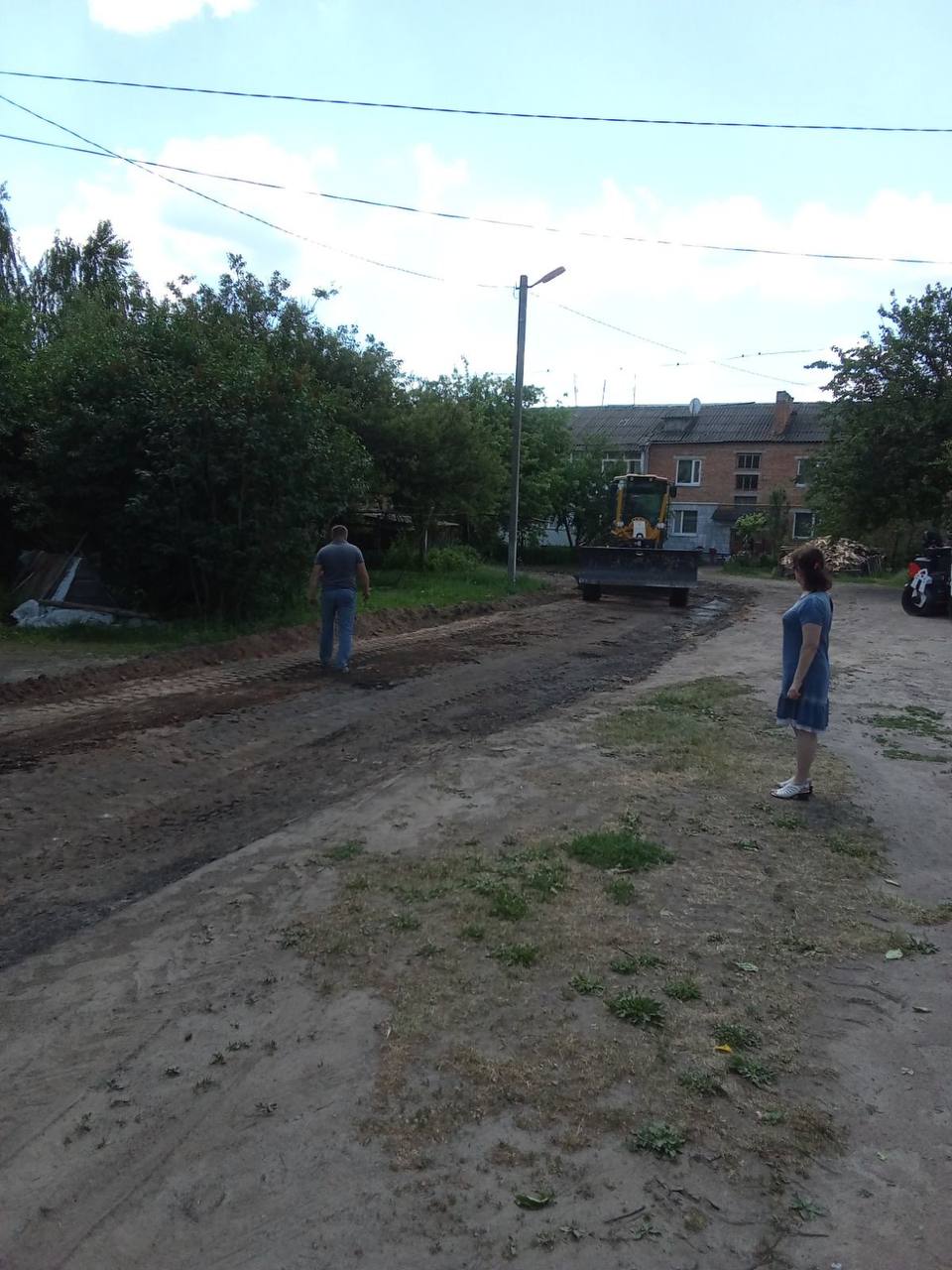 У прикордонному місті Чернігівщини ремонтують дороги 