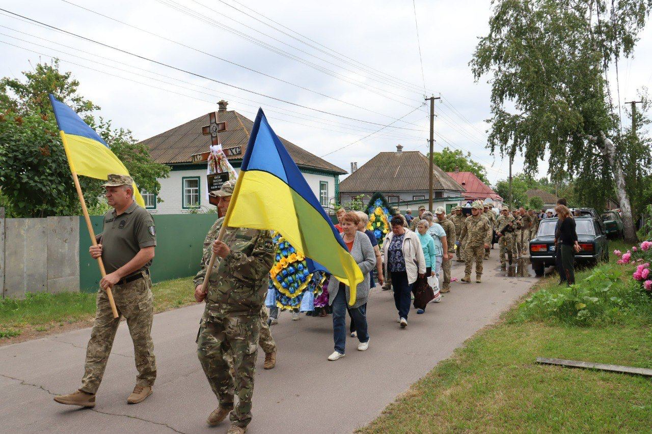 Прощання із Олександром БОРСУКОМ у Варві