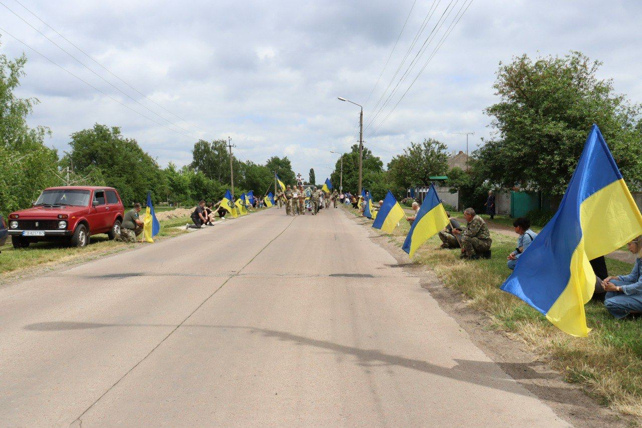 Прощання із Олександром БОРСУКОМ у Варві