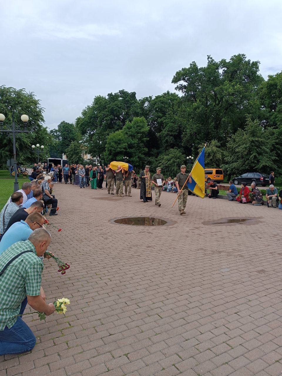 Прощання із Іваном Купрієнко у Чернігові