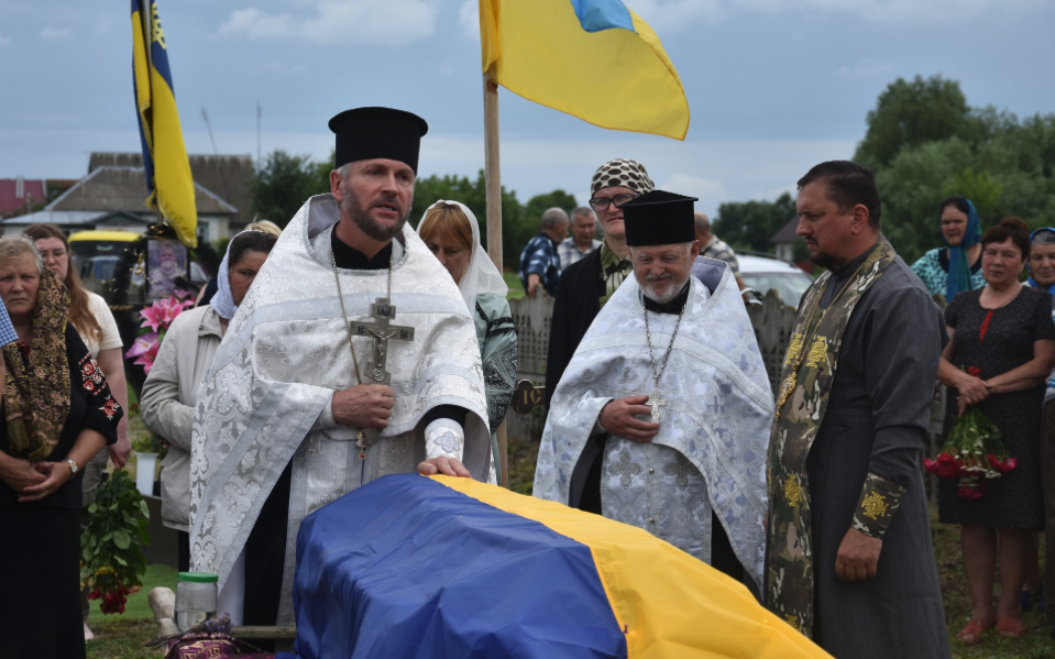 Прощання із Сергієм Чайкою у Носівський громаді 