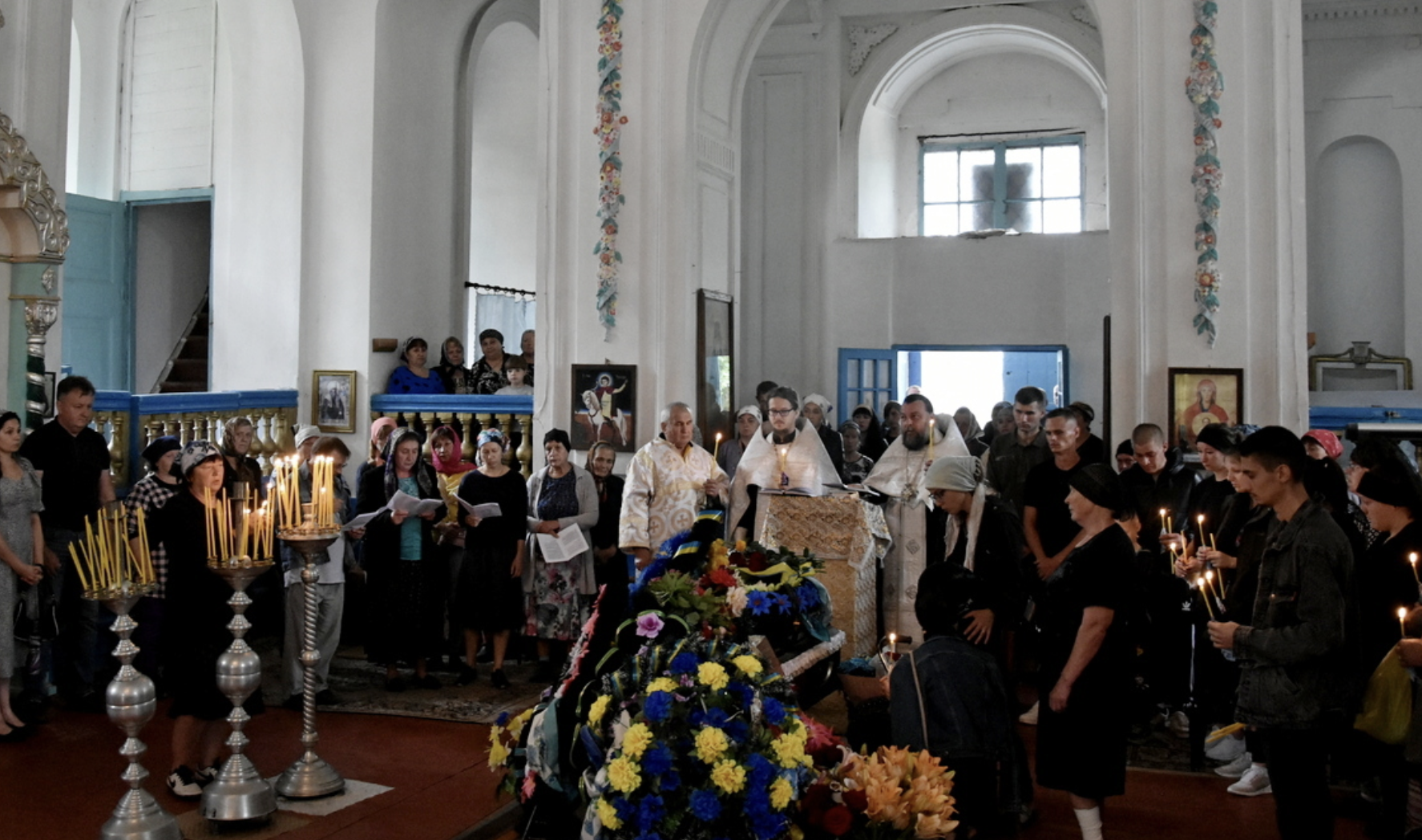Прощання із Андрієм Мельником у Коропській громаді