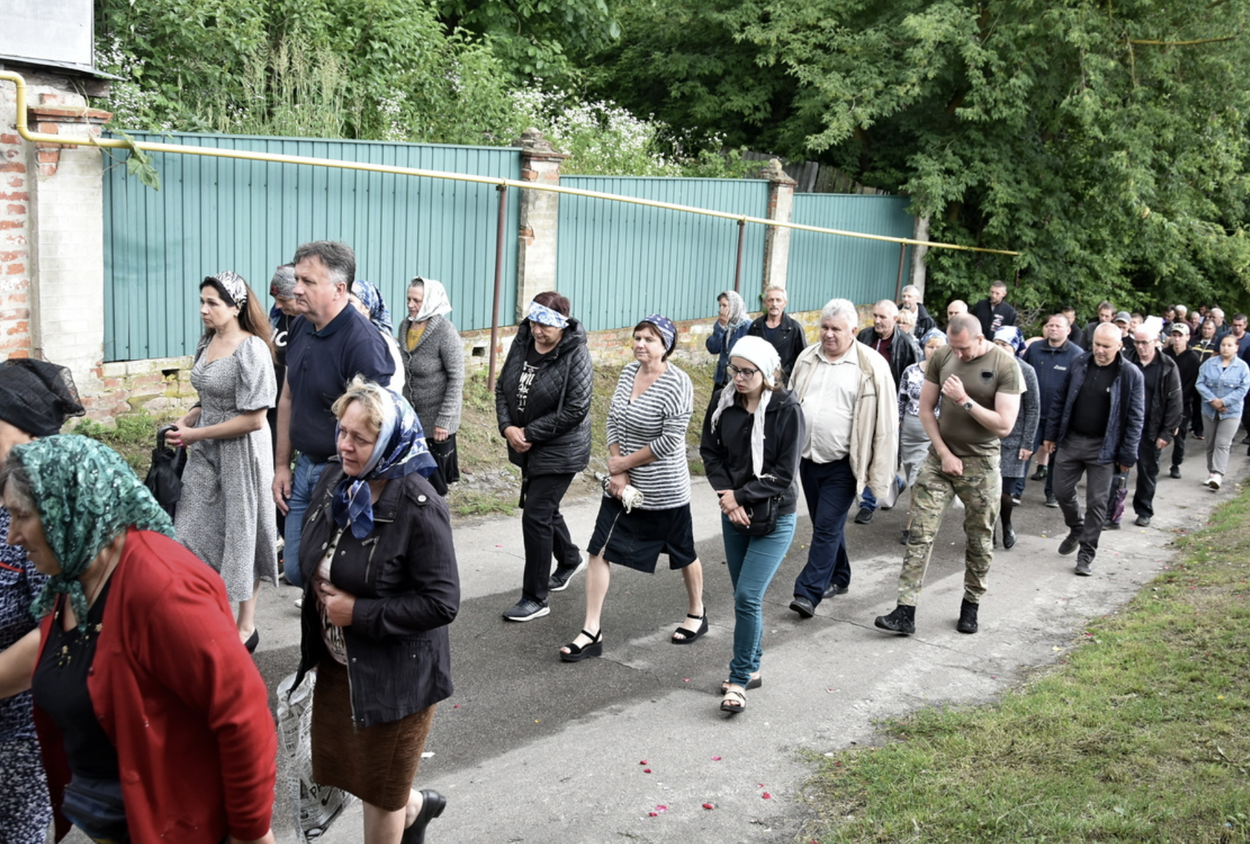 Прощання із Андрієм Мельником у Коропській громаді