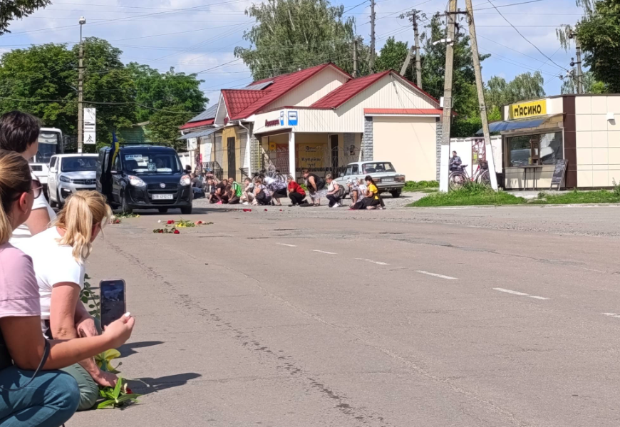 Прощання із Олександром ЄГОРОВИМ у Лосинівській громаді