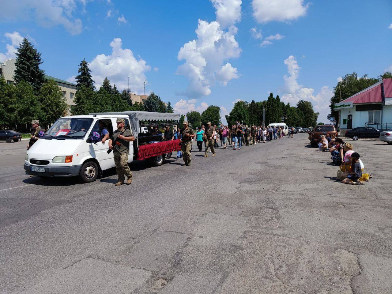 Прощання із Віталієм МАКУХОЮ у Менській громаді