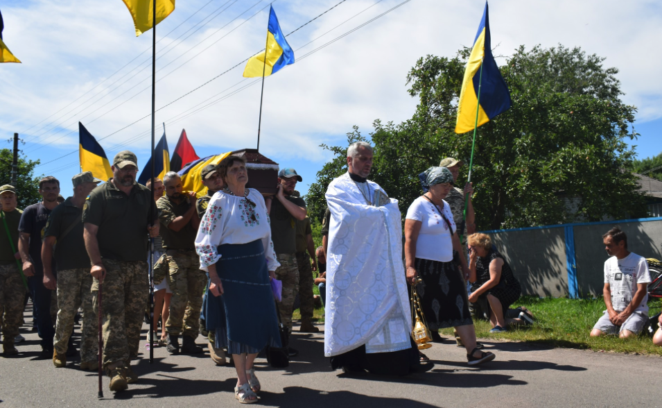 Прощанні із Дмитром КОБЦЕМ у Бахмацькій громаді