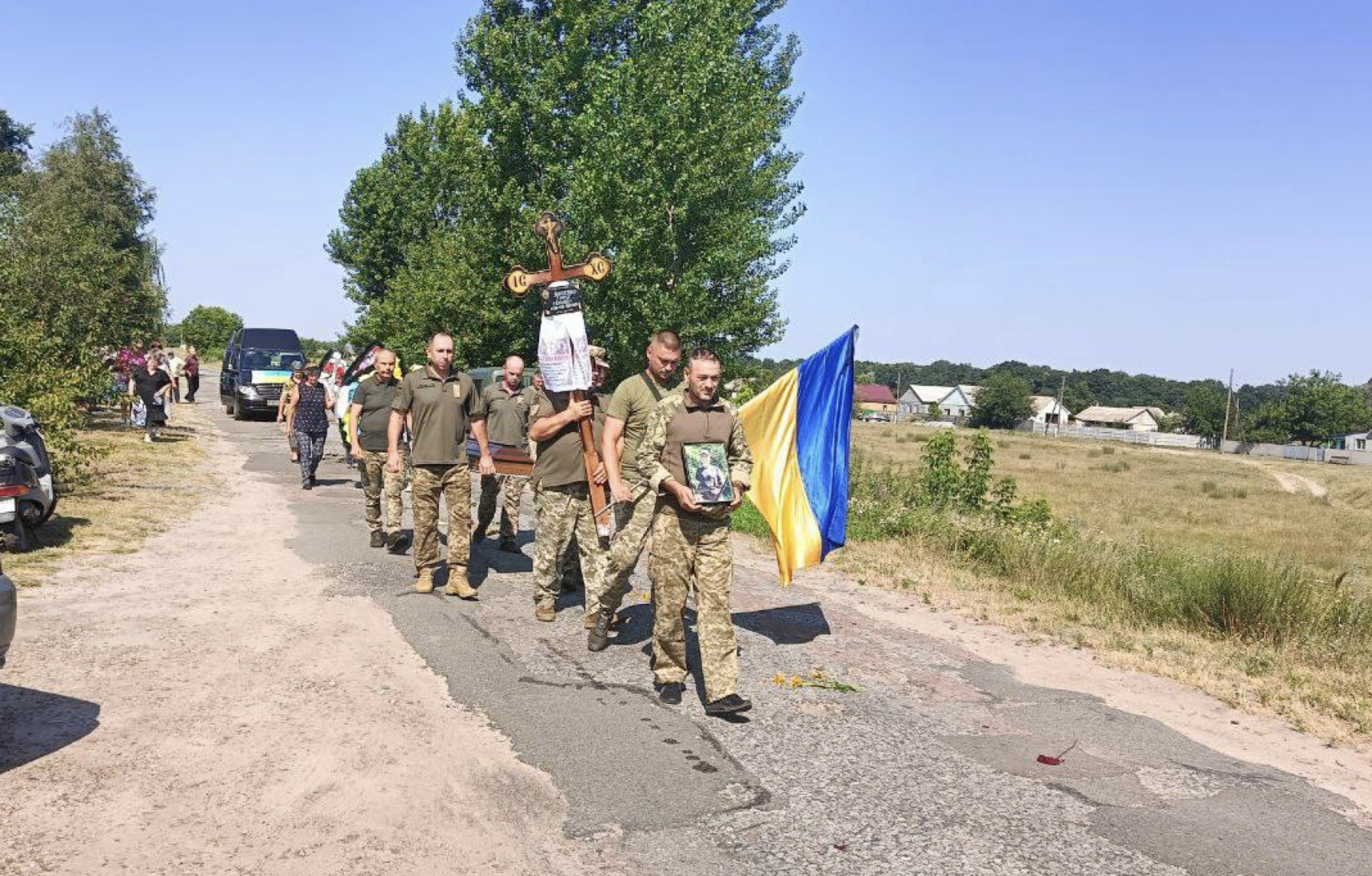 Прощання із Сергієм ТАРАСЕНКОМ у Сухополовʼянській громаді