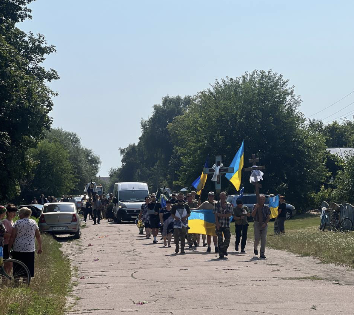 Прощання із Володимиром ПРОХОРЕНКОМ у Іванівській громаді