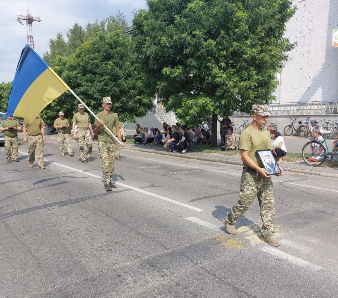 Прощання із Антоном НИКИФОРЕНКОМ у Корюківці