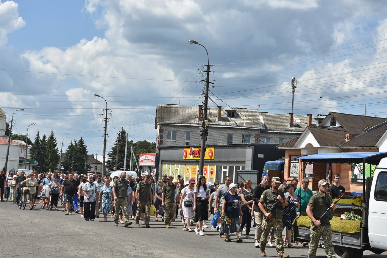 Прощання з Ігорем Колєнченком у Коропі