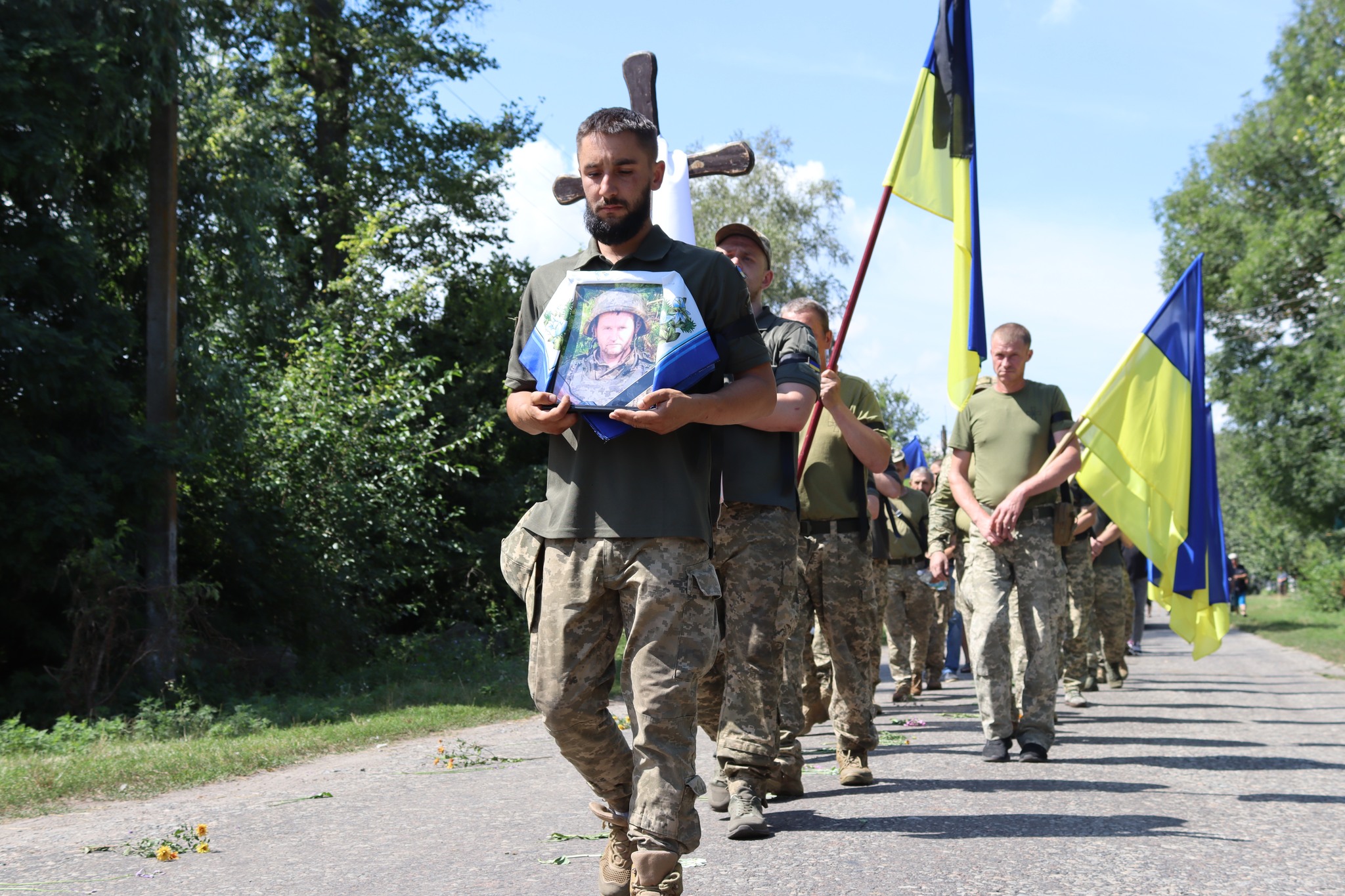 Прощання із Олександром Савіним у Куликівській громаді