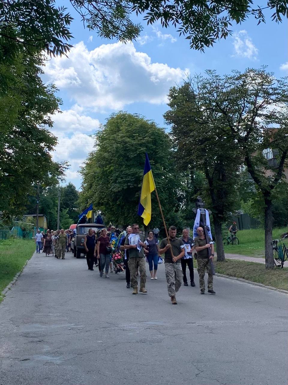 Прощання із Максимом Тітенком у Ріпкинській громаді