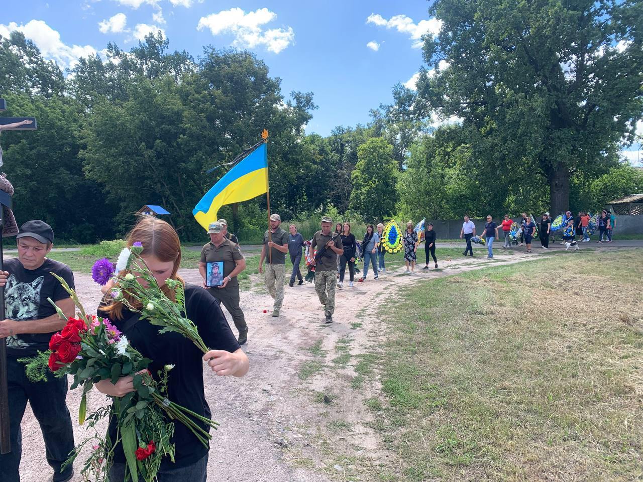 Прощання із Генадієм Іванком у Новобасанській громаді