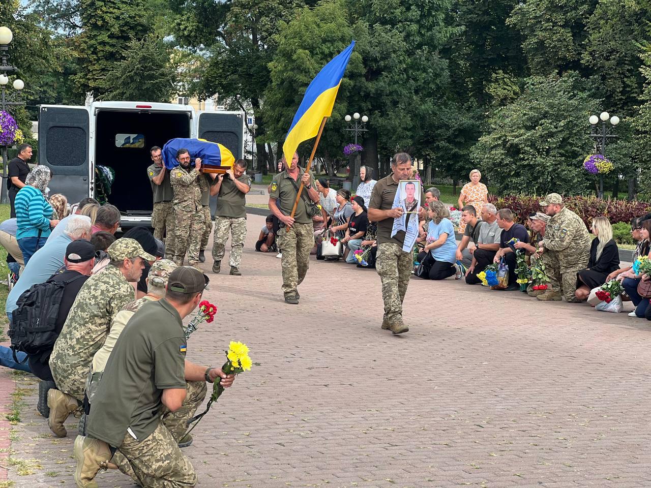 Прощання із Андрієм Деханом у Чернігові, 23 серпня 2024 року