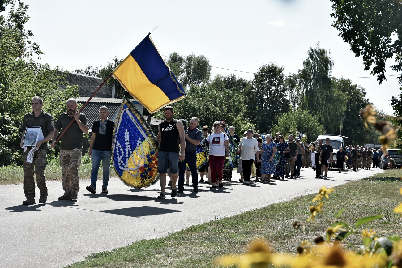 Прощання із Романом Нестеренком у Коропській громаді