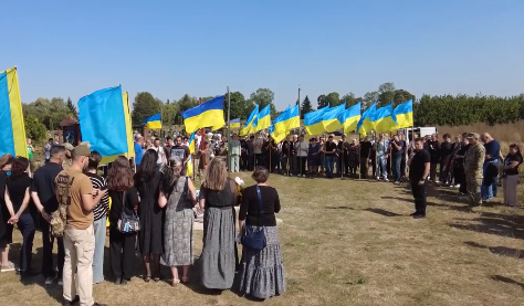 Прощання із Яром Батогом у Сосницькій громаді