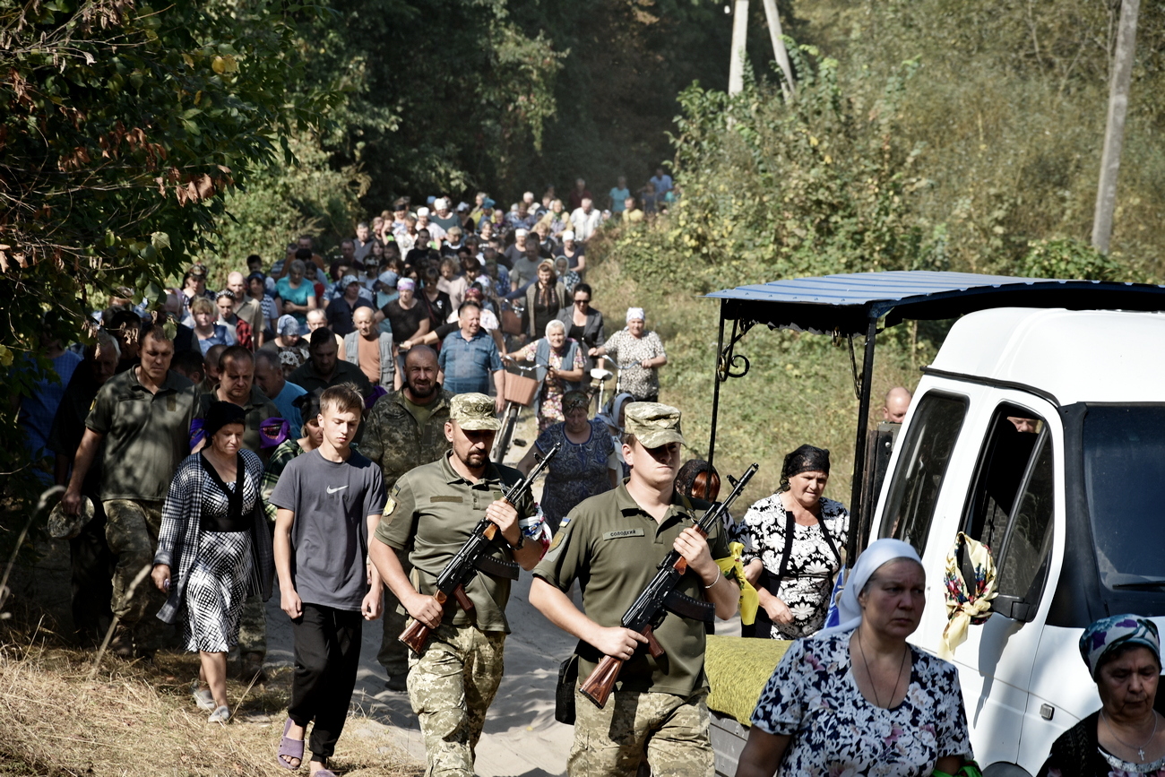 Прощання із Миколою Трубою у Коропській громаді