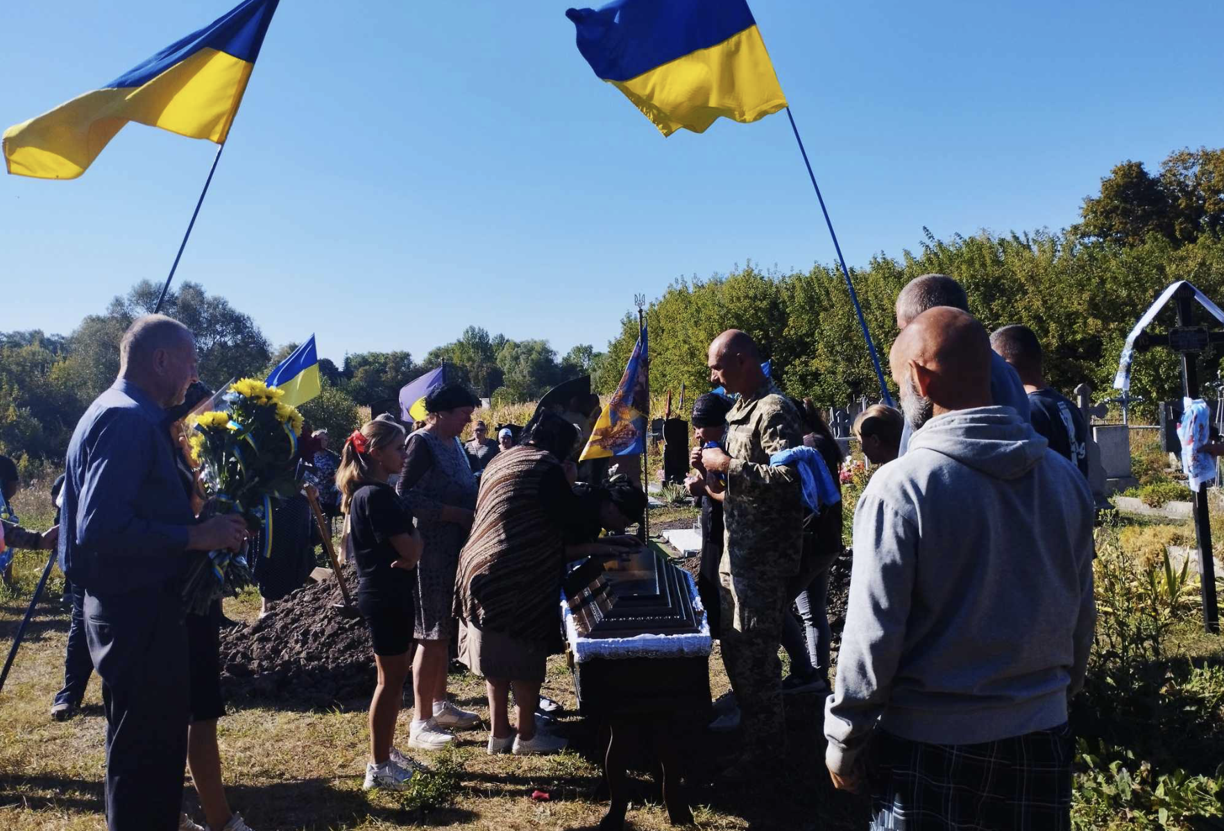 Прощання із Русланом Власовим у Бахмацькій громаді