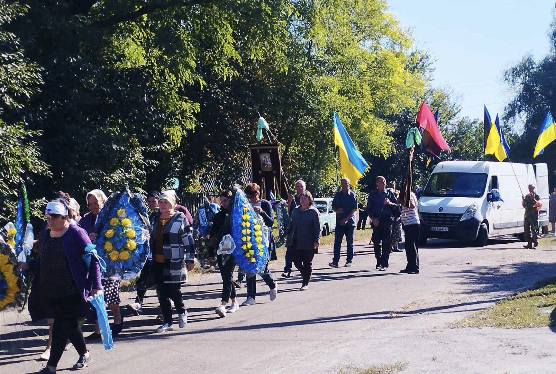 Прощання із Русланом Власовим у Бахмацькій громаді