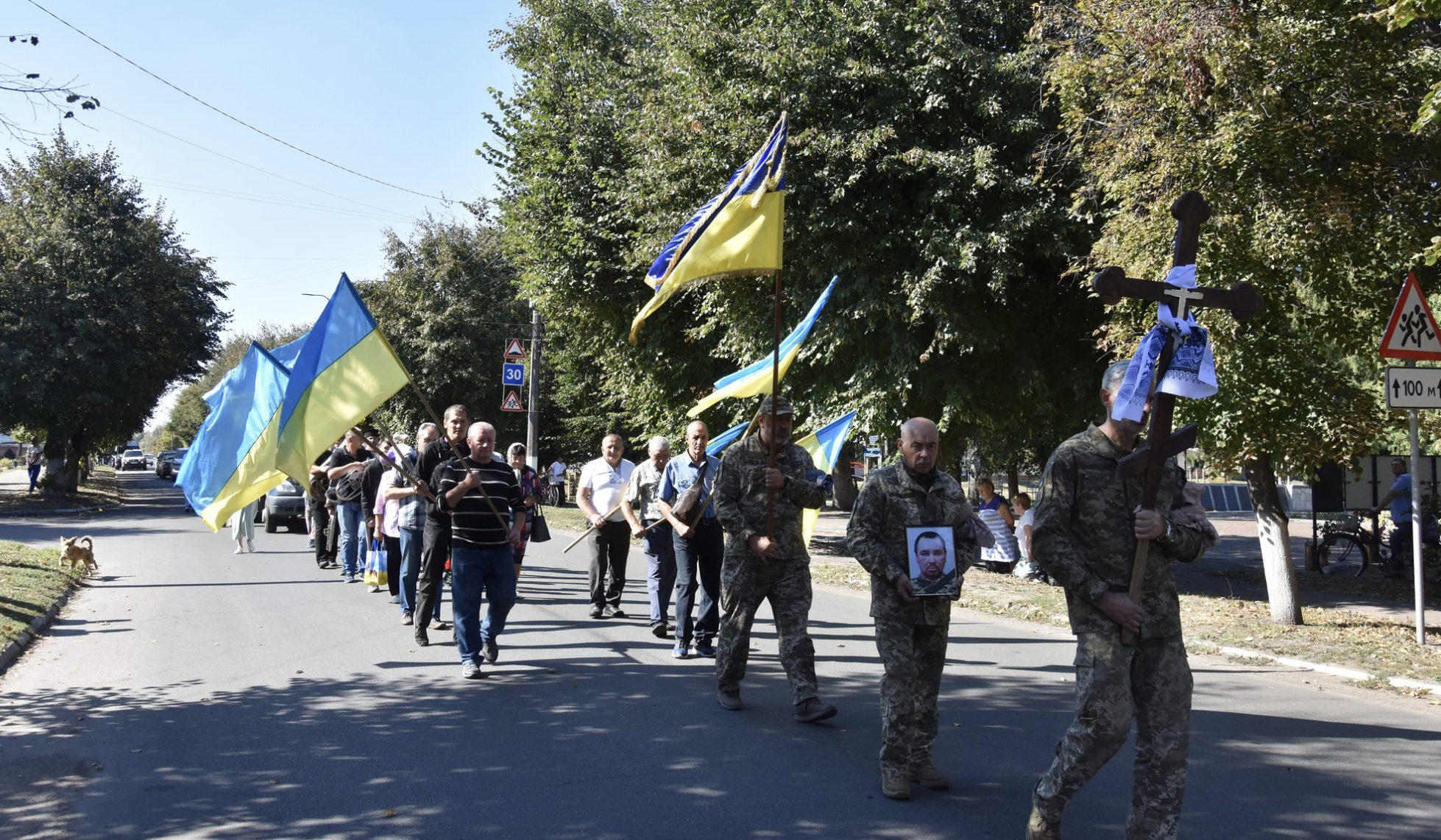 Прощання із Станіславом Хуртаком у Носівській громаді