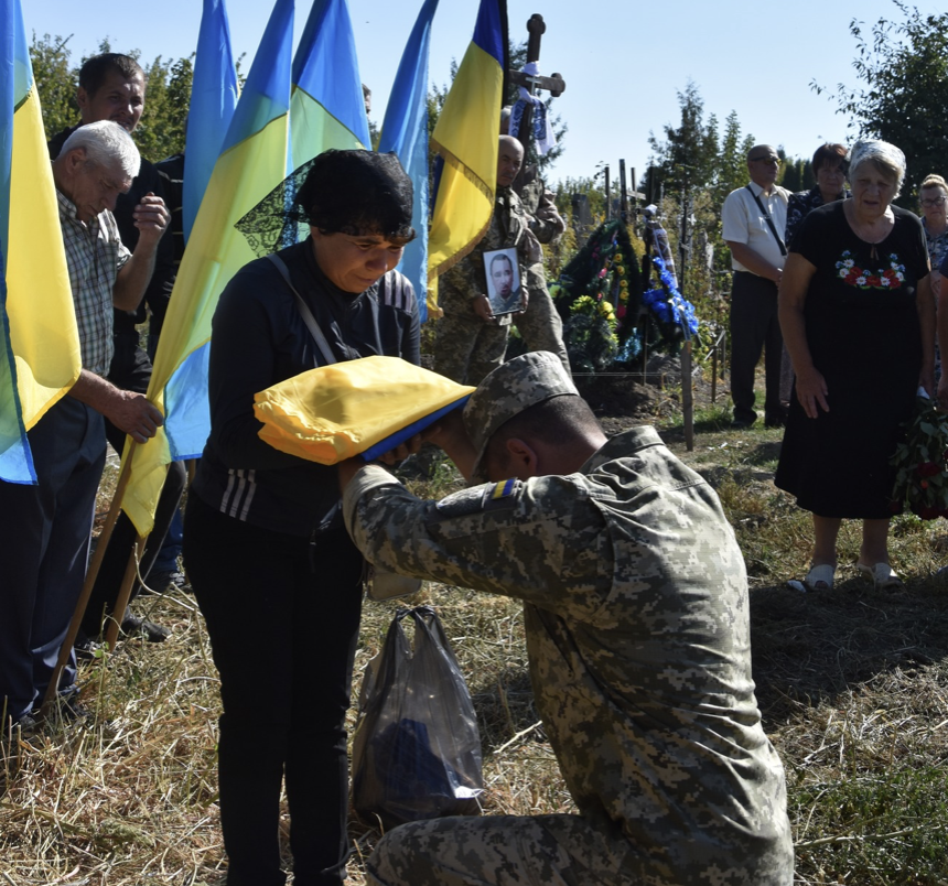 Прощання із Станіславом Хуртаком у Носівській громаді