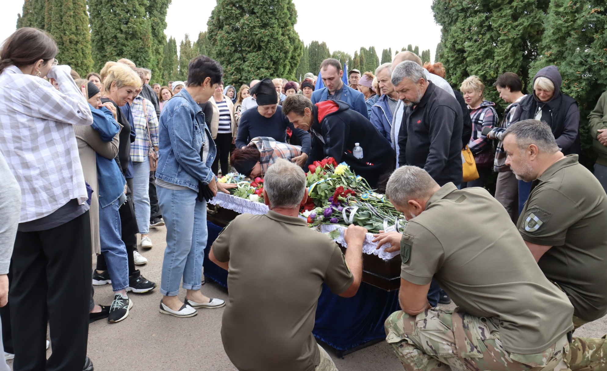 Прощання із Володимиром Кащенком у Варві