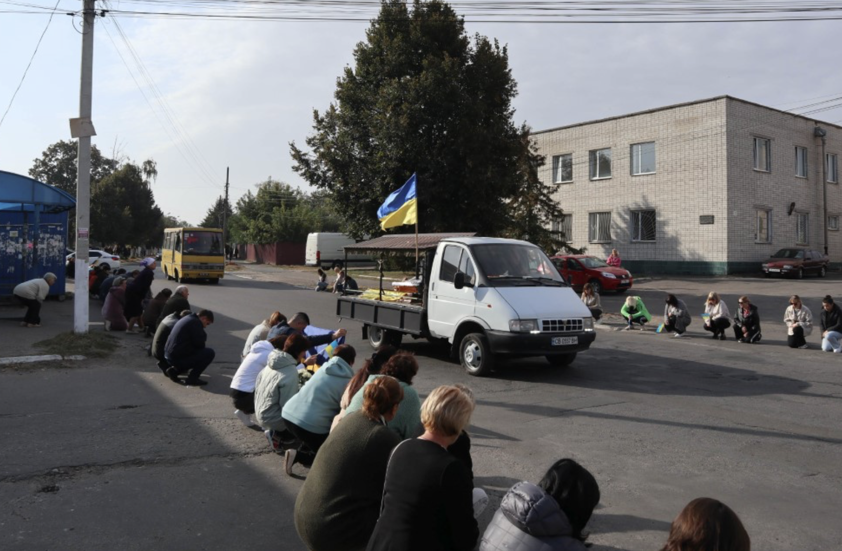 Прощання із Євгеном Лановим у Бобровиці