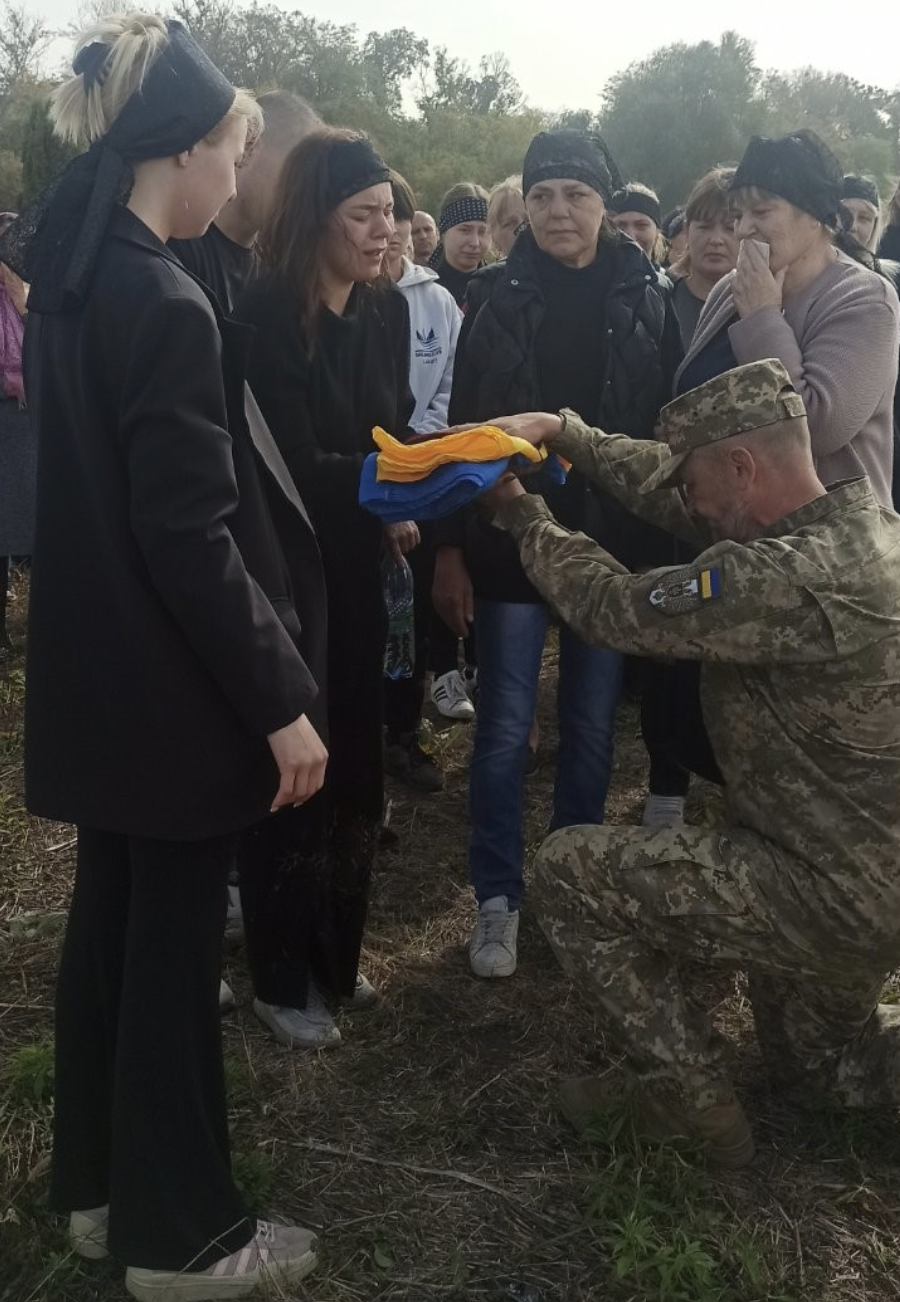 Прощання із Станіславом Грибком у Носівський громаді