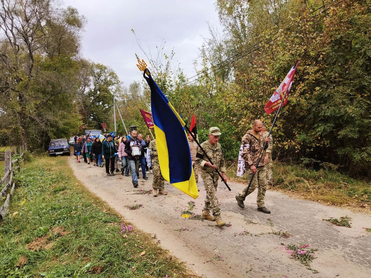 Прощання із Володимиром ПУСТОВОЙТОМ у Менській громаді