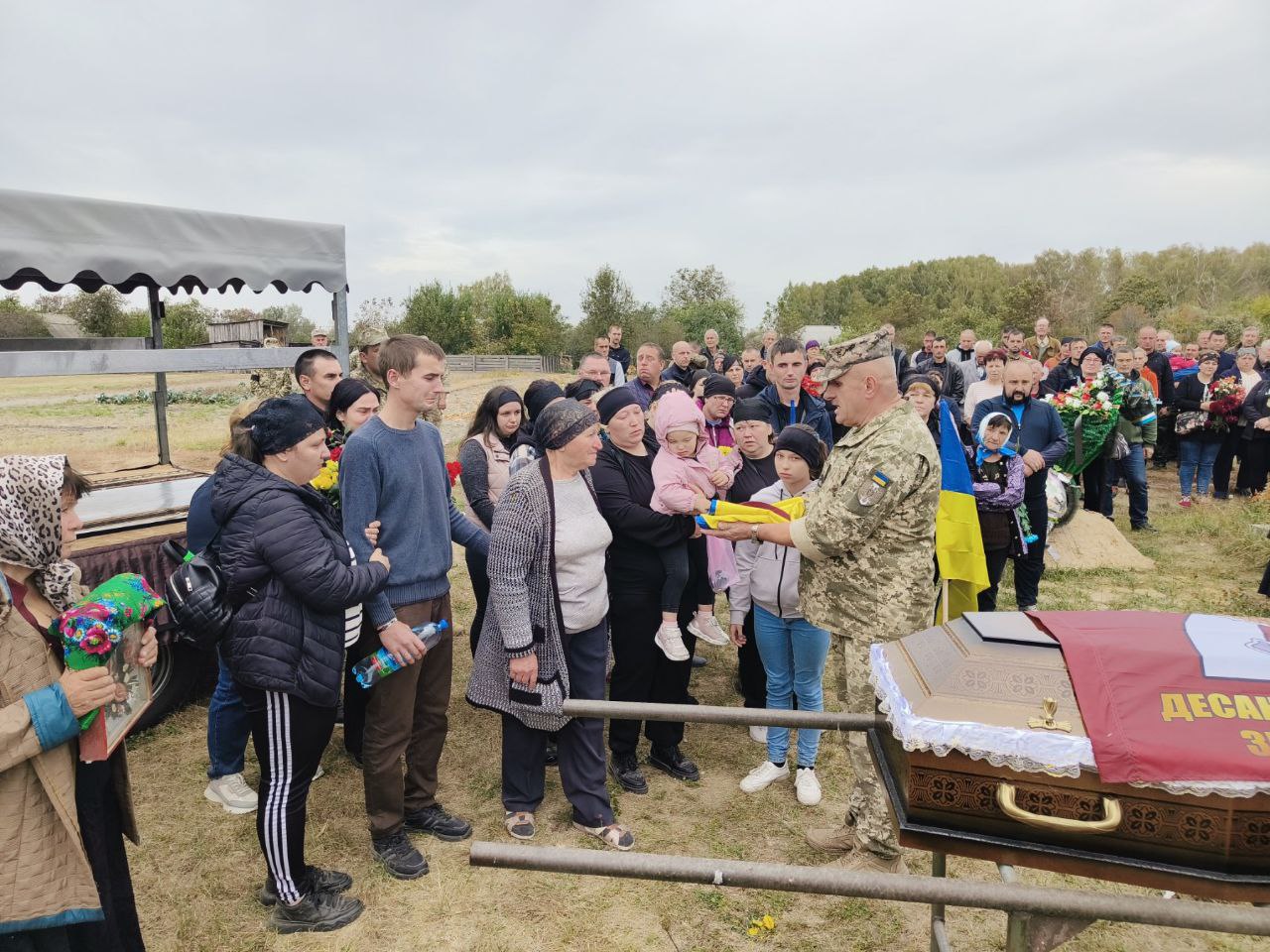 Прощання із Володимиром ПУСТОВОЙТОМ у Менській громаді