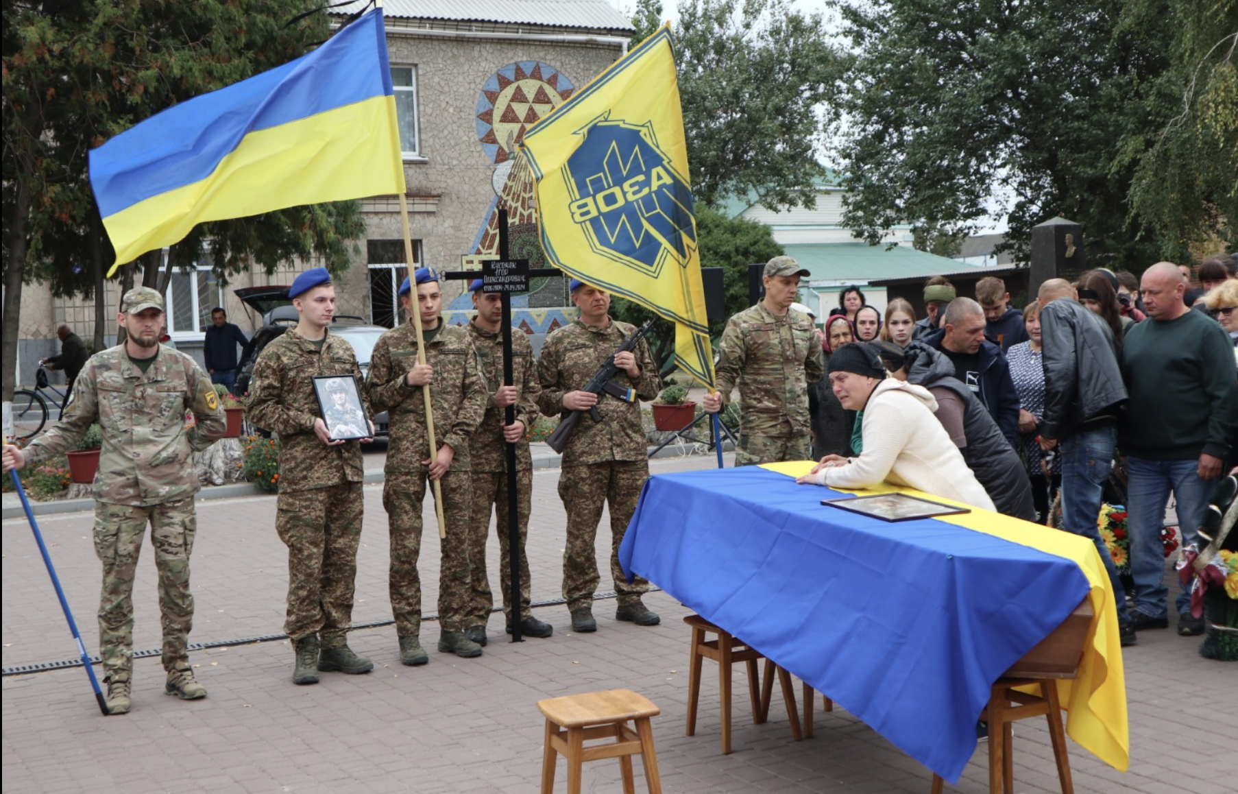 Прощання із Ігорем КУСОЧКОМ у Борзнянський громаді