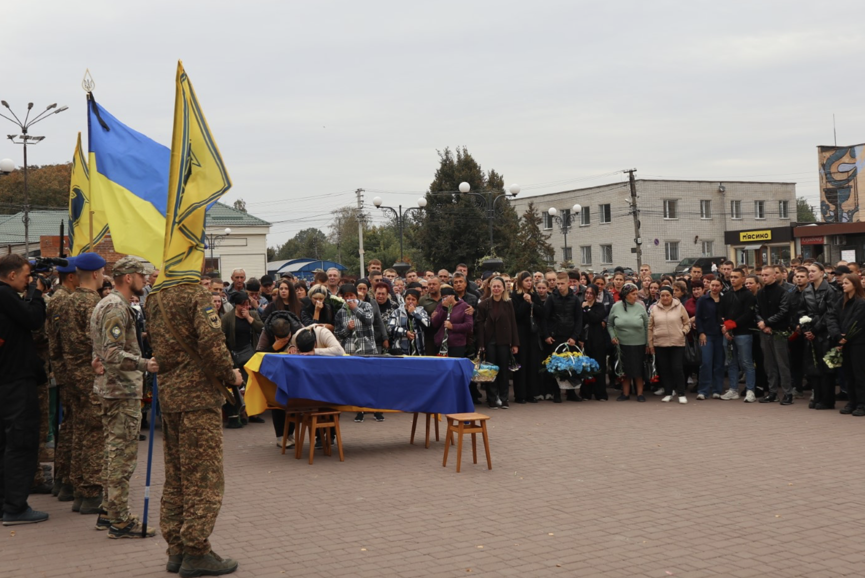 Прощання із Ігорем КУСОЧКОМ у Борзнянський громаді