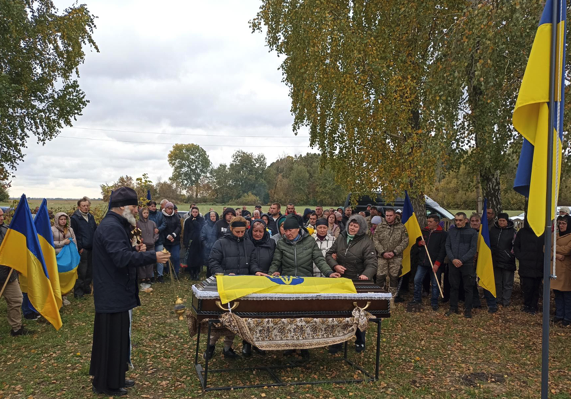 Прощання із Олександром ДАВИДЕНКОМ у Сухополовʼянській громаді