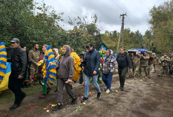 Прощання із Олександром ДАВИДЕНКОМ у Сухополовʼянській громаді