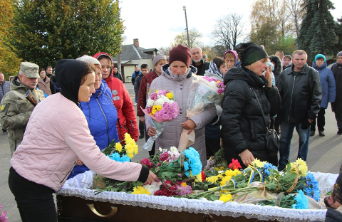 Прощання із Віктором Лупаном у Сновську