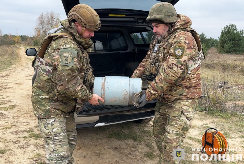 На Чернігівщині вибухотехніки знешкодили нерозірвану бойову частину ворожого БПЛА