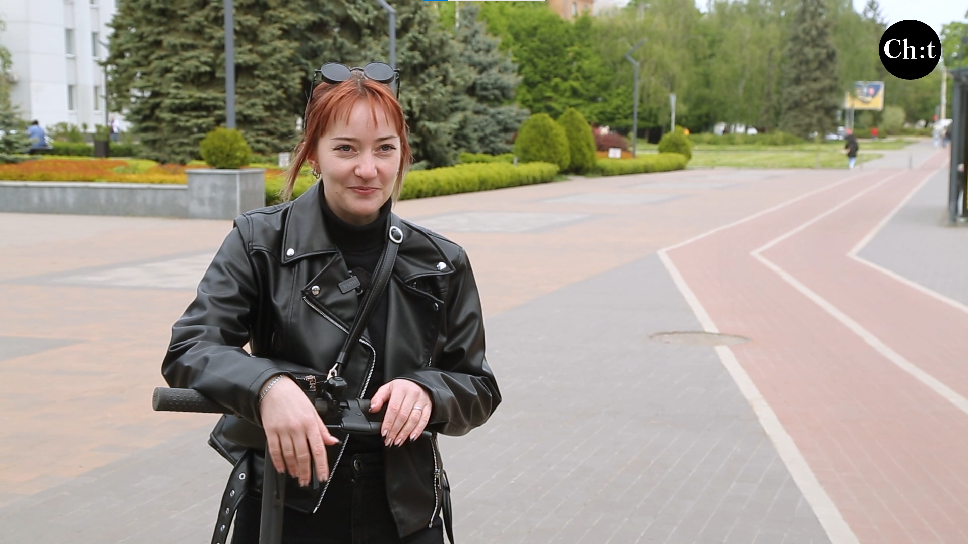 Анастасія, власниця електросамокату