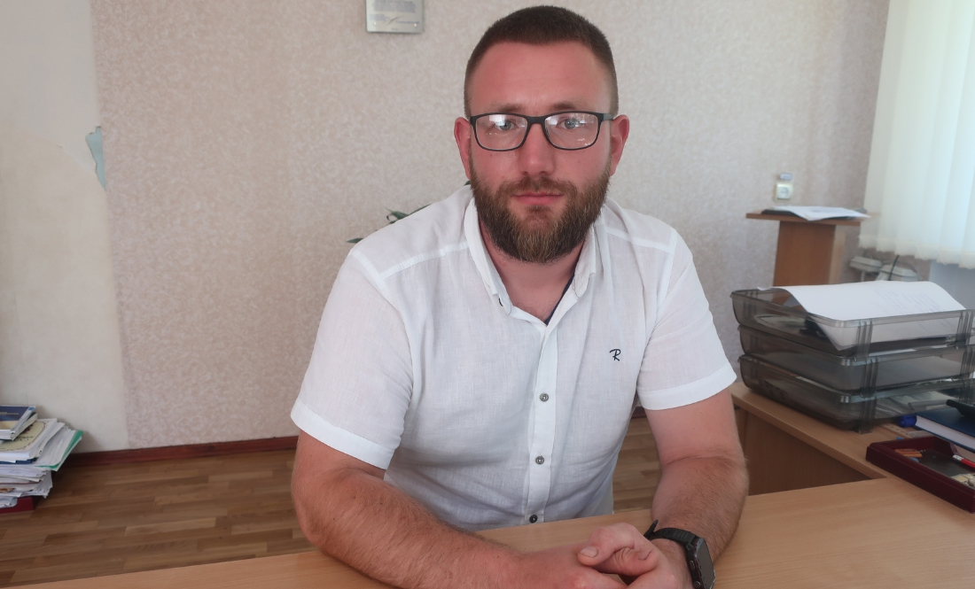Голова Олишівської селищної громади Сергій Малець