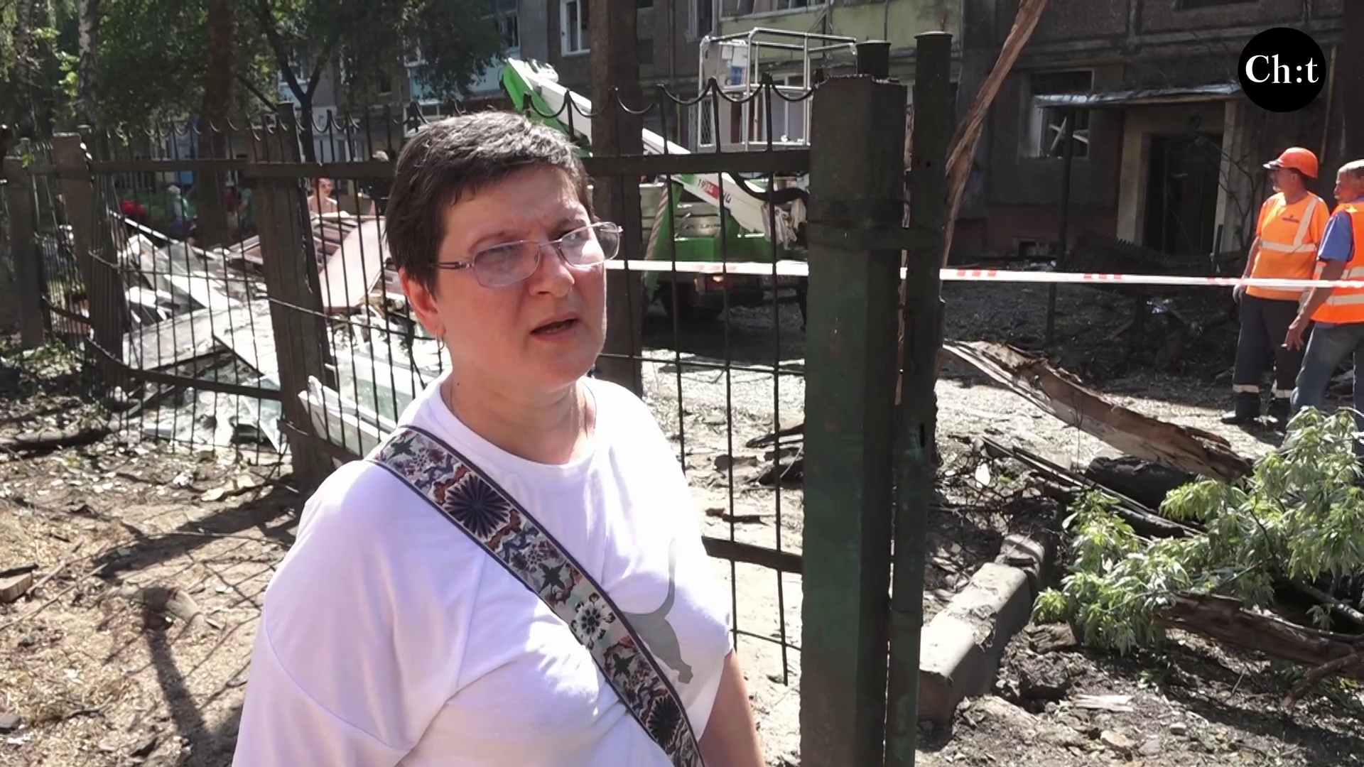 Людмила, представниця чернігівської організації товариства Червоного Хреста України 