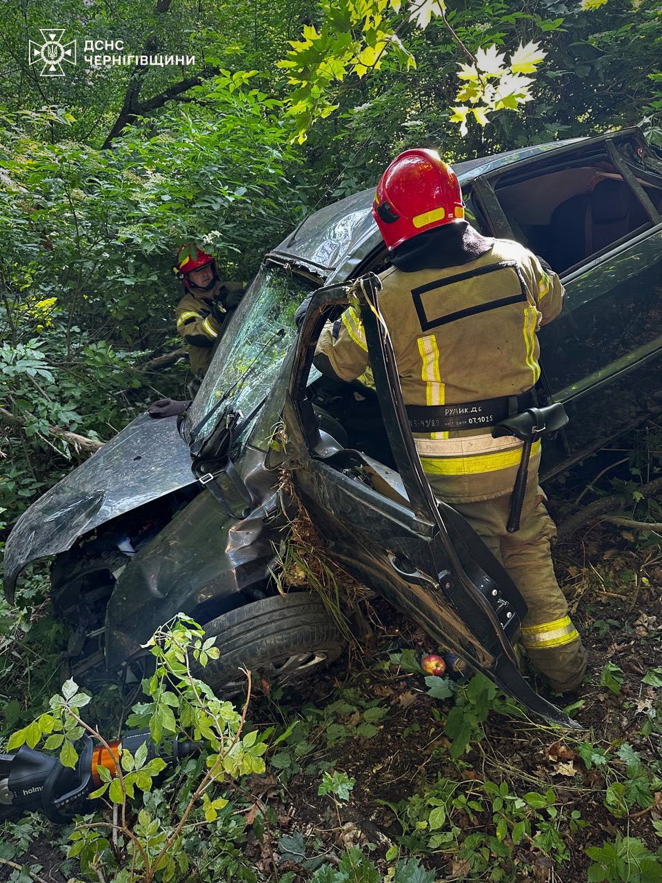 Смертельна ДТП на Чернігівщині: рятувальники деблокували тіло загиблого