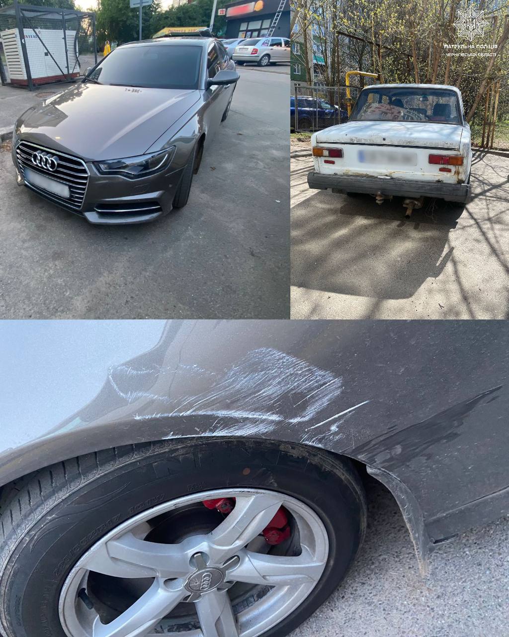 ВАЗом пом'яв Audi: чернігівські патрульні розповіли подробиці ДТП