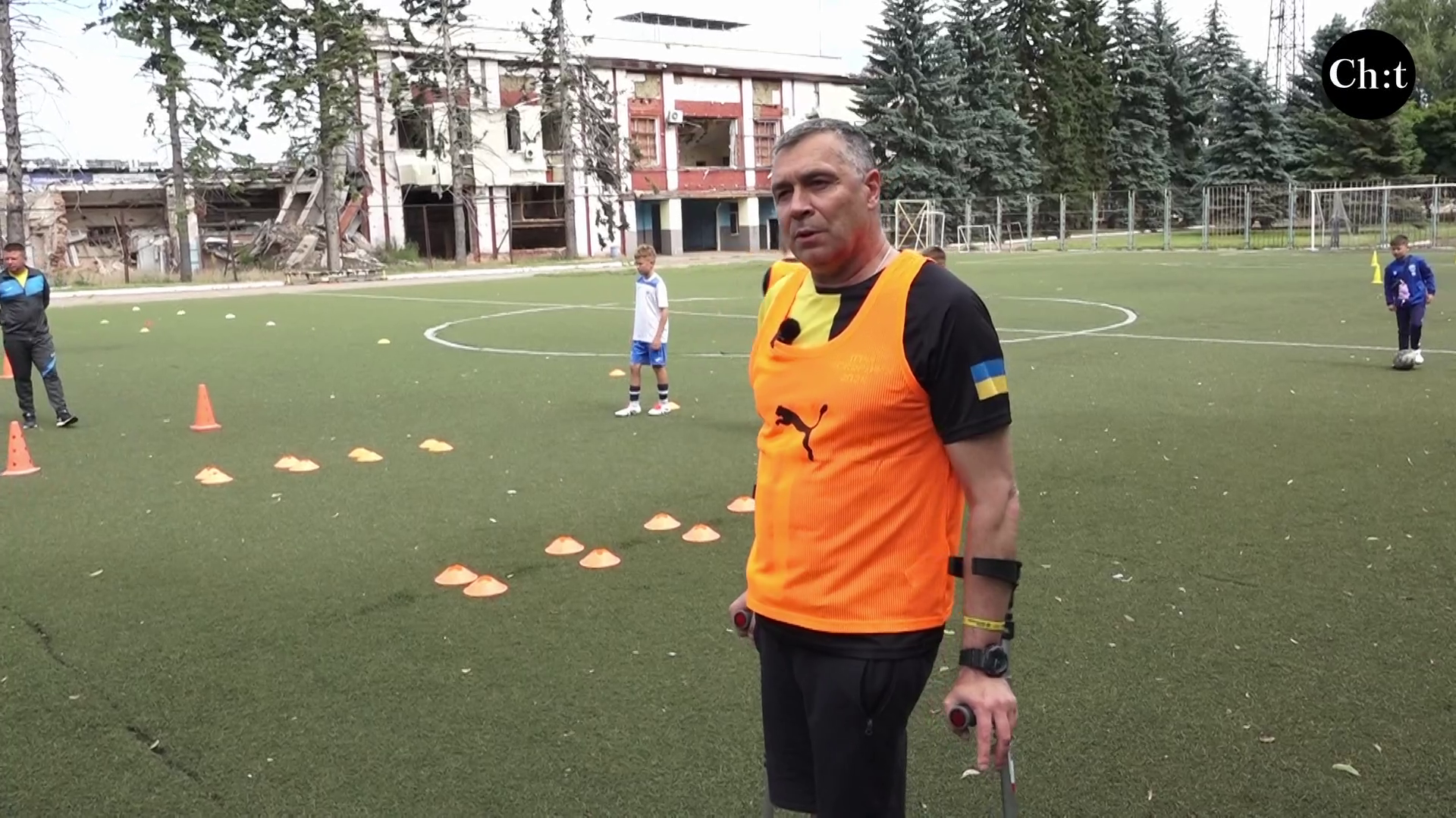 Юрій, учасник команди з ампфутболу