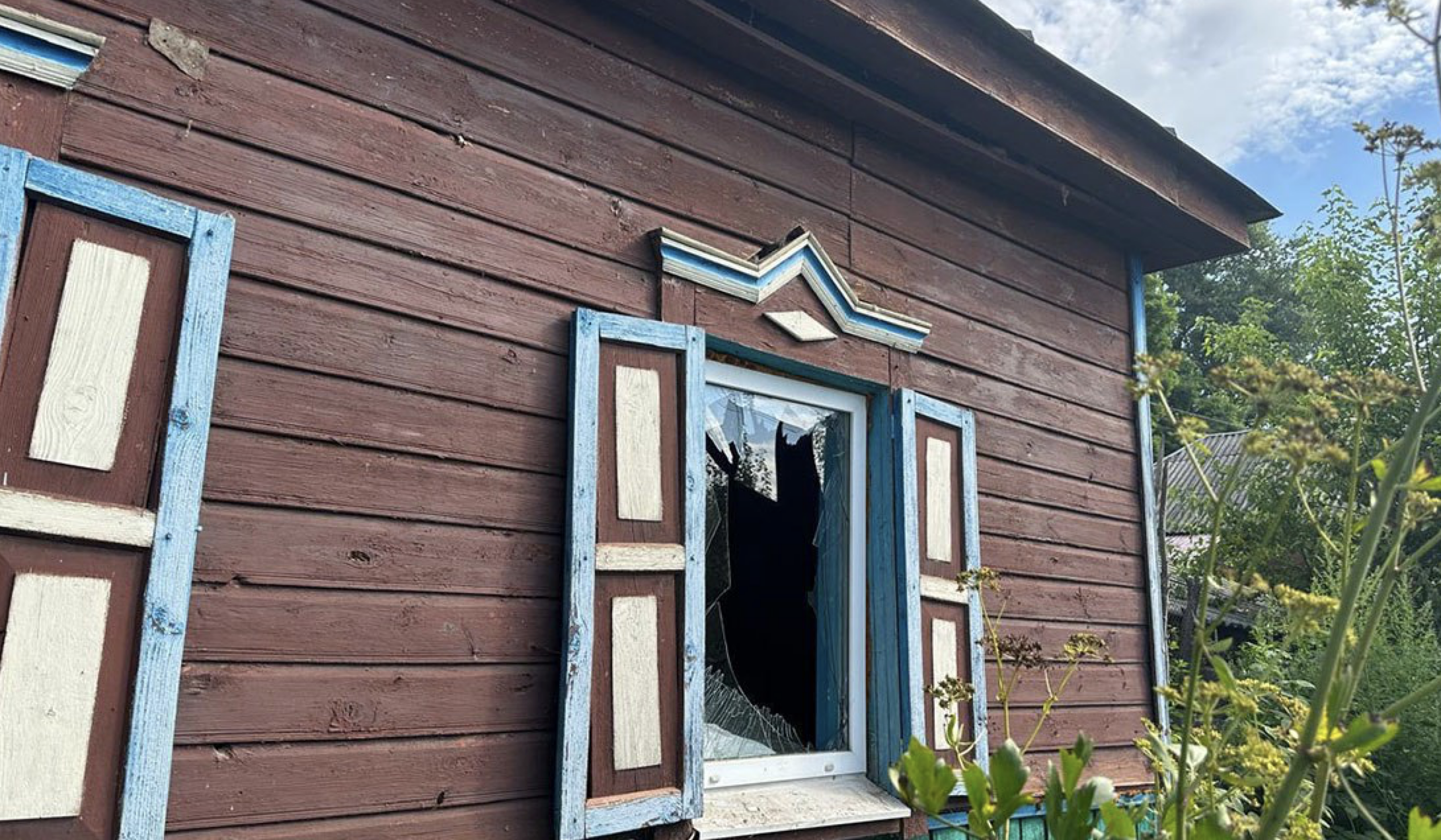Після вибуху "шахеда", Новгород-Сіверська громада, 26 липня 2025 року