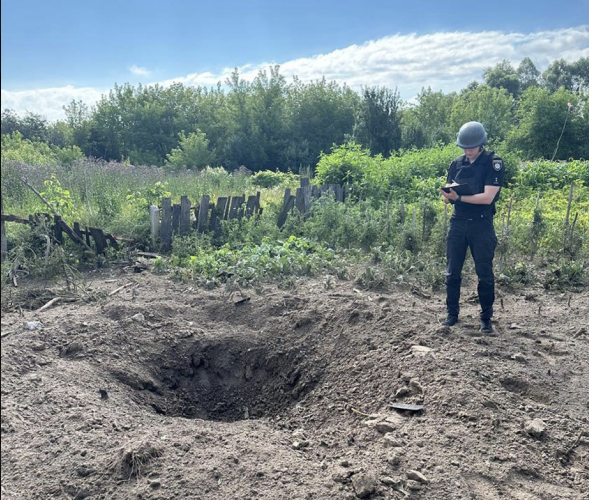 Після вибуху "шахеда", Новгород-Сіверська громада, 26 липня 2025 року